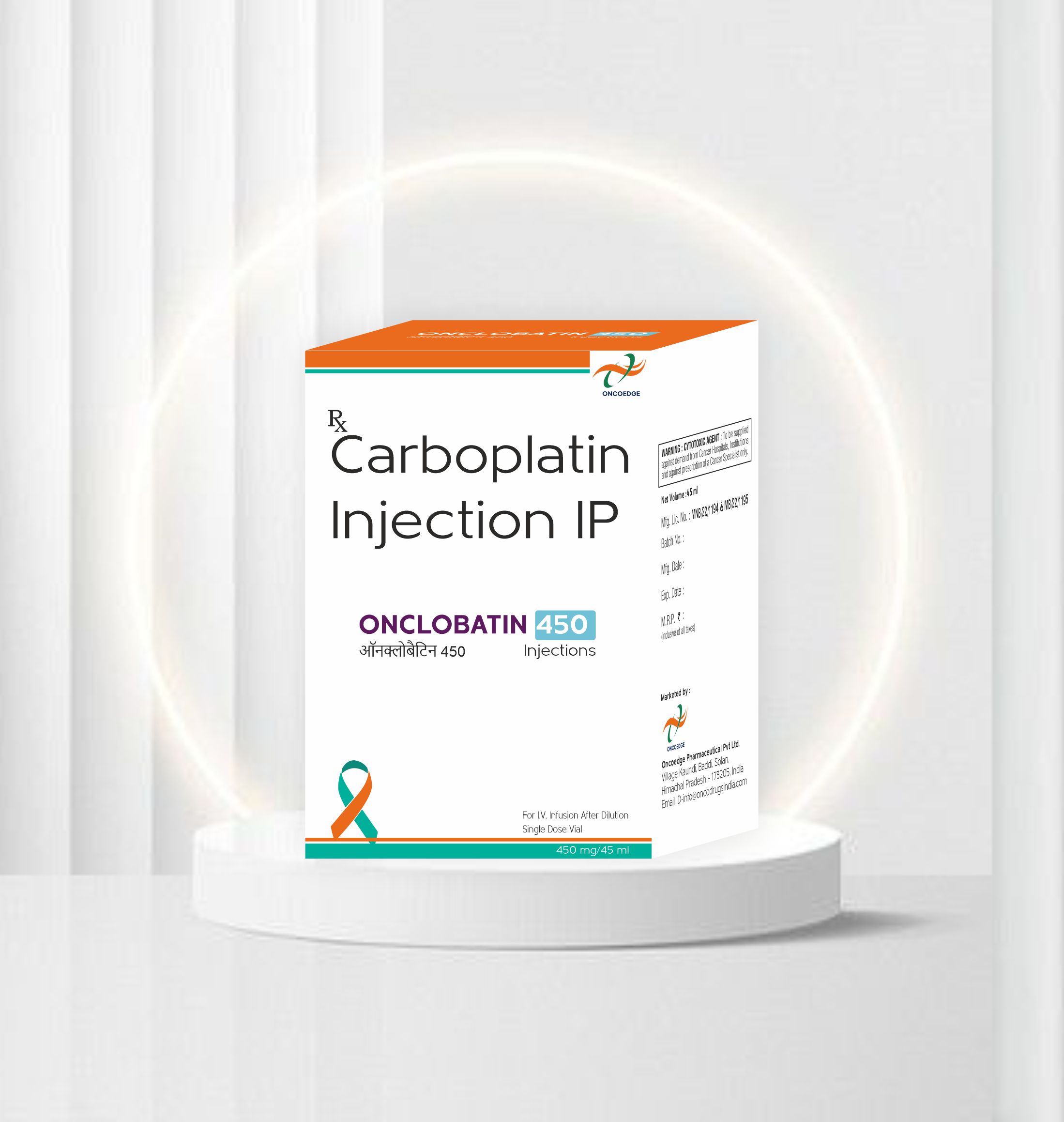 ONCLOBATIN 450 MG. INJ.